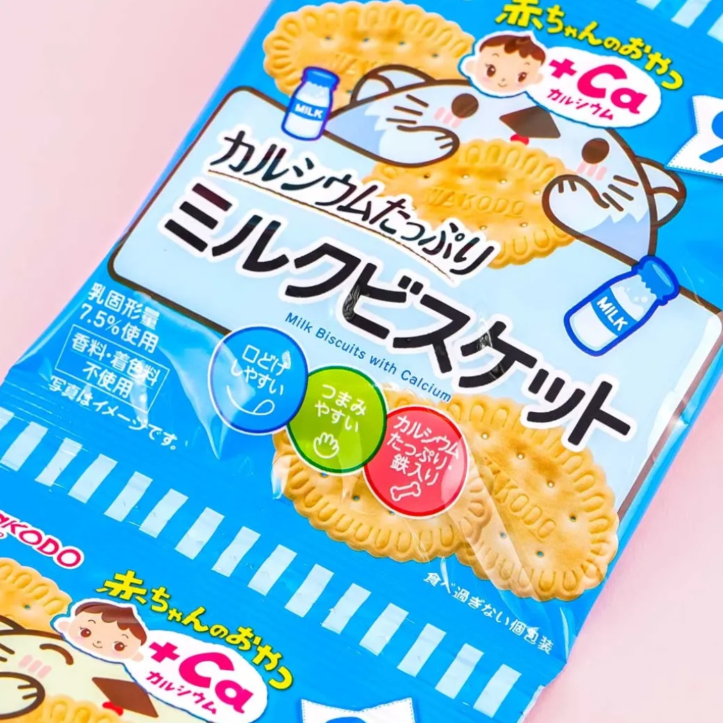 Wakodo Baby +Ca Milk Biscuit Mini Pack - 4 pcs