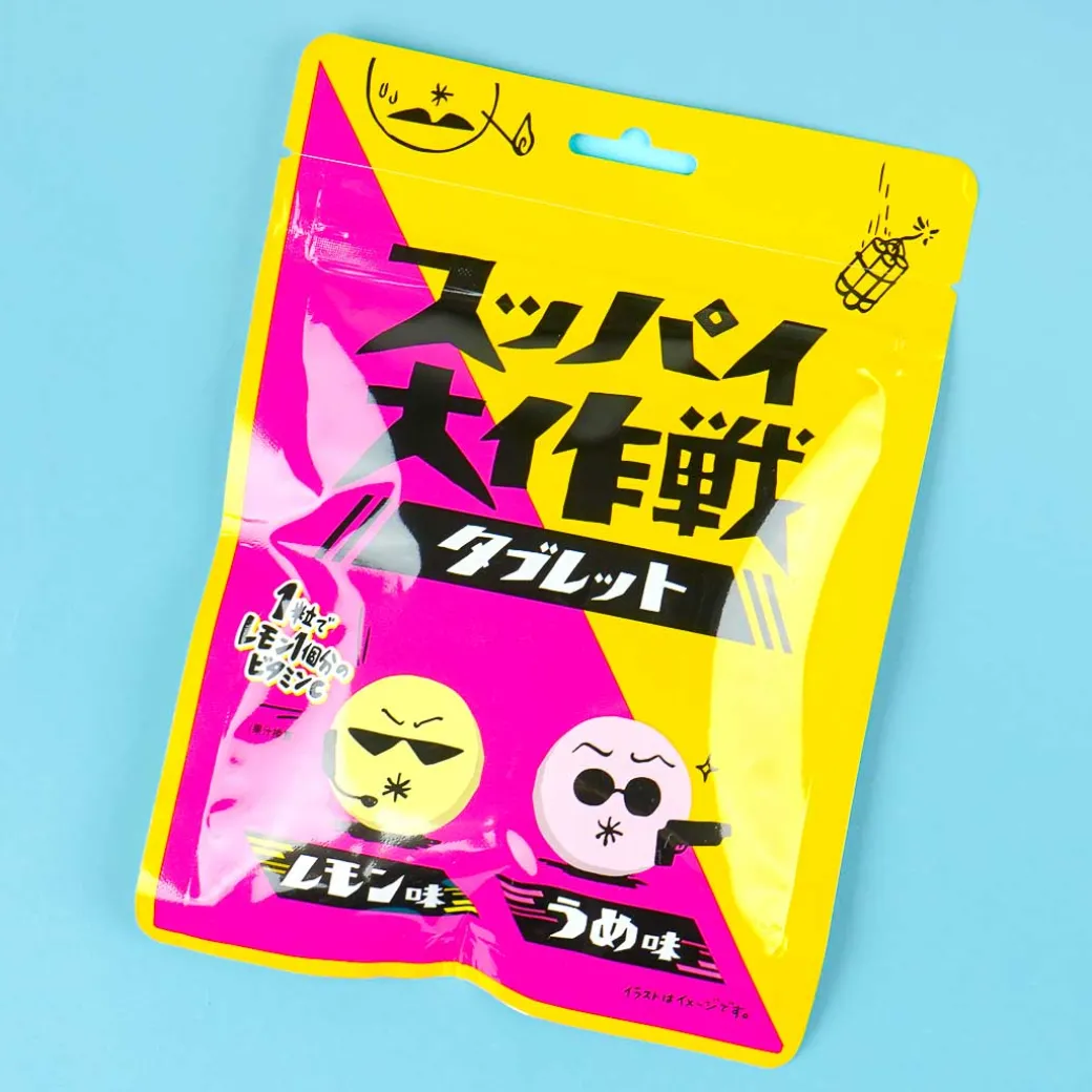 Want Want Suppai Daisakusen Tablet Candy - Lemon & Plum