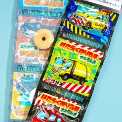 Working Vehicle Whistling Ramune Candy Set