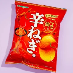 Yamayoshi Potato Chips - Sesame Oil And Spicy Green Onion